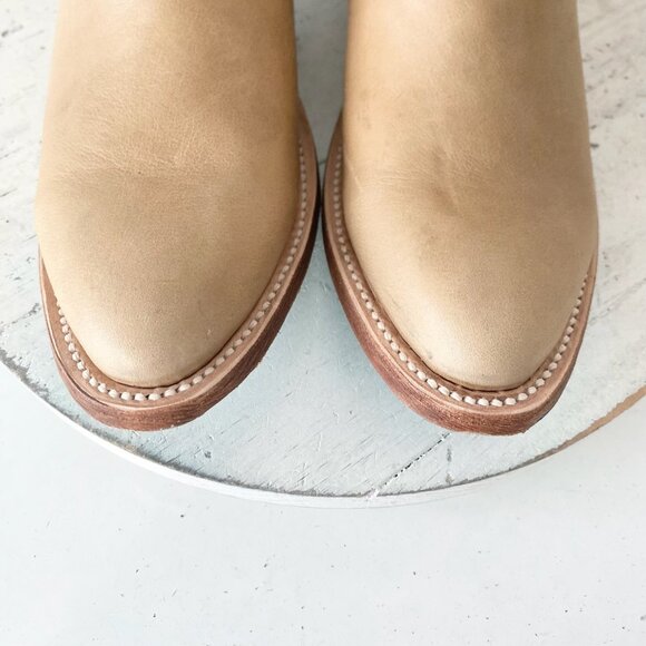 Lane PLAIN JANE Womens Cowboy Bootie 7.5 Butterscotch Western Cowgirl Ankle Boot - Picture 6 of 11